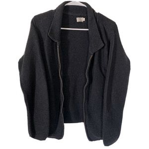 Alps Black Relaxed Vintage Grandpa Sweater - S